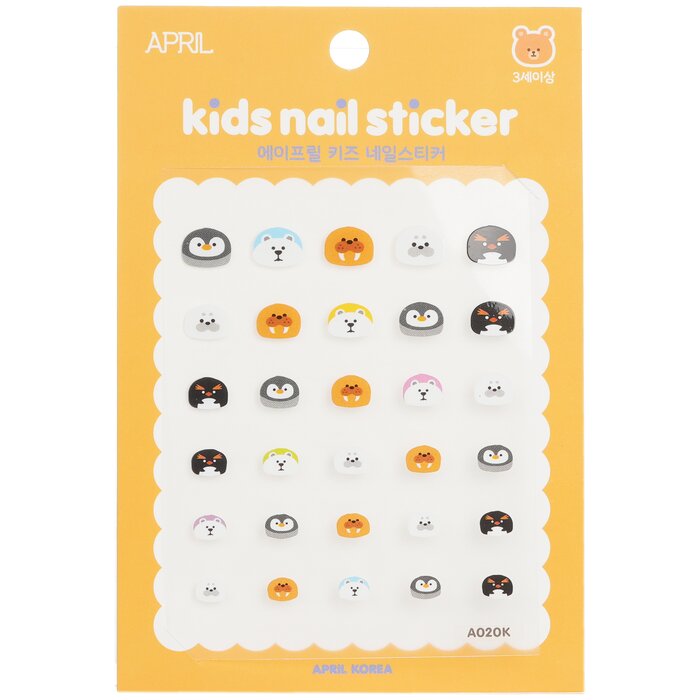 April Kids Nail Sticker - # A020k - 1pack