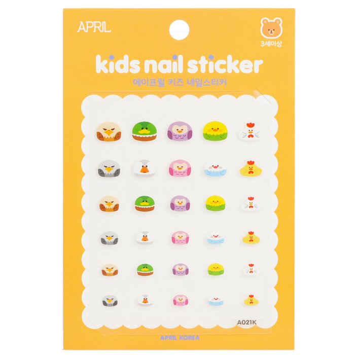 April Kids Nail Sticker - # A021k - 1pack