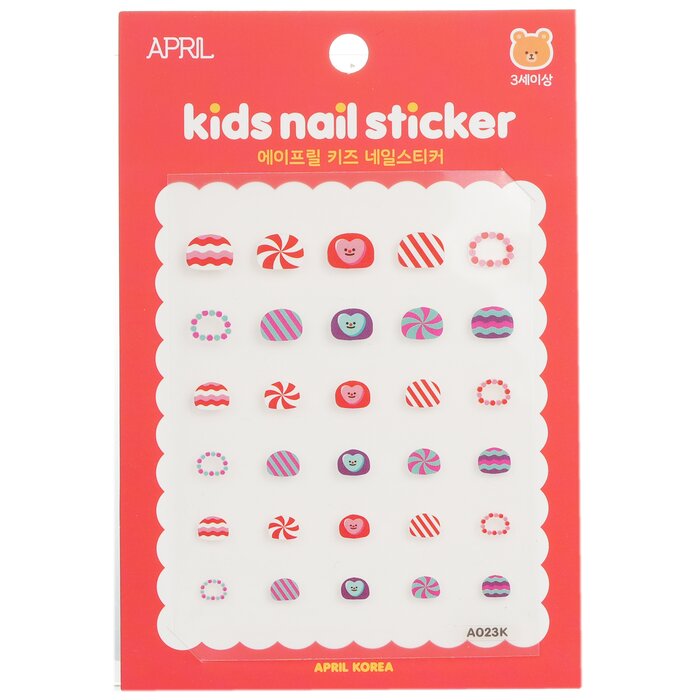 April Kids Nail Sticker - # A023k - 1pack