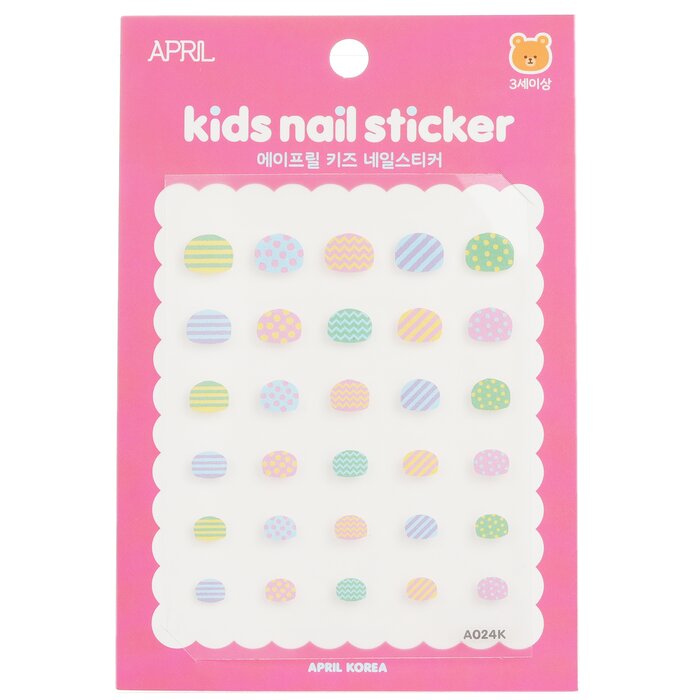 April Kids Nail Sticker - # A024k - 1pack