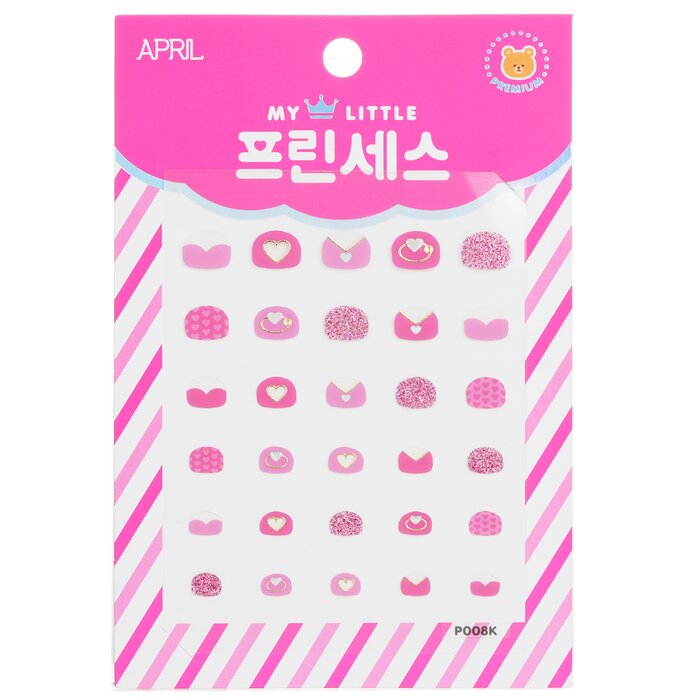 Princess Kids Nail Sticker - # P008k - 1pack