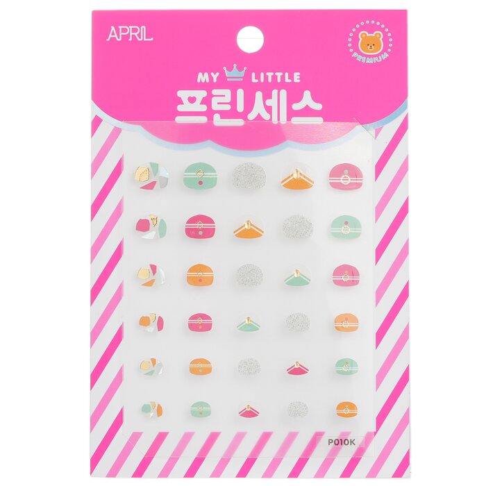 Princess Kids Nail Sticker - # P010k - 1pack