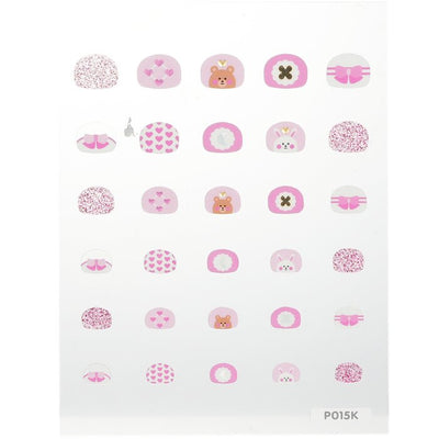 Princess Kids Nail Sticker - # P015k - 1pack