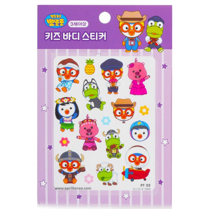 Pororo Body Sticker - # Pt02 - 1pc