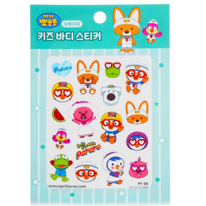 Pororo Body Sticker - # Pt05 - 1pc