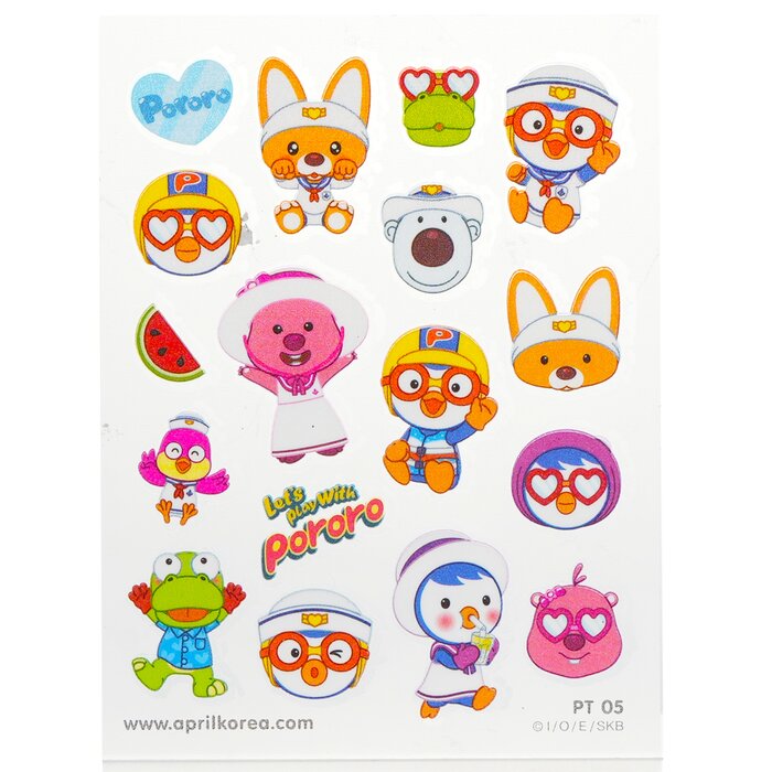 Pororo Body Sticker - # Pt05 - 1pc