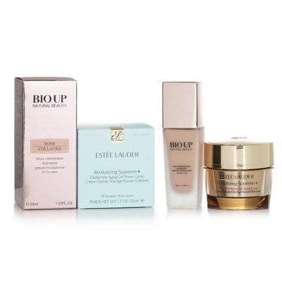 Revitalizing Supreme + Global Anti-aging Cell Power Creme 50ml (free: Natural Beauty Bio Up Rose Collagen Foundation Spf50 35ml) - 2pcs