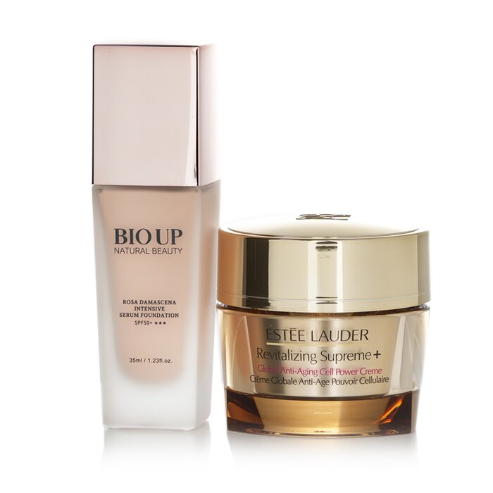 Revitalizing Supreme + Global Anti-aging Cell Power Creme 50ml (free: Natural Beauty Bio Up Rose Collagen Foundation Spf50 35ml) - 2pcs