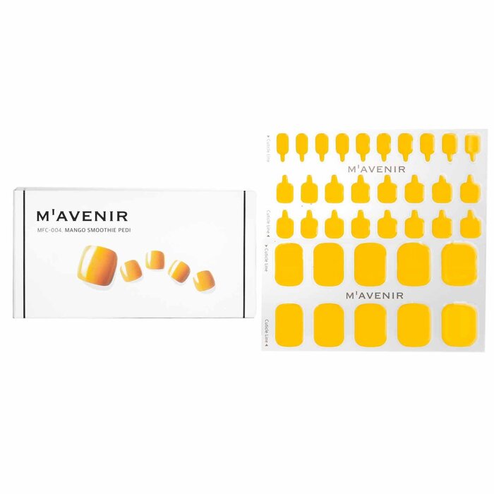 Nail Sticker (yellow) - # Mango Smoothie Pedi - 36pcs