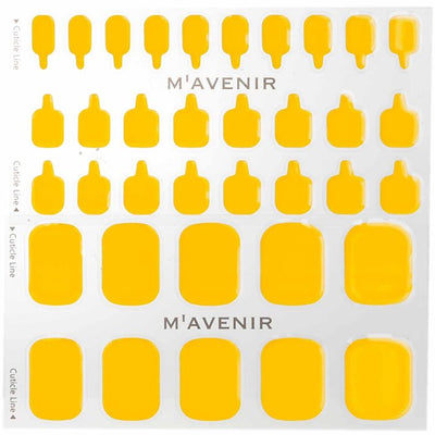 Nail Sticker (yellow) - # Mango Smoothie Pedi - 36pcs
