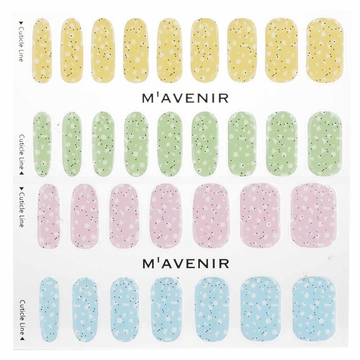 Nail Sticker (assorted Colour) - # Pastel Cereal Nail - 32pcs