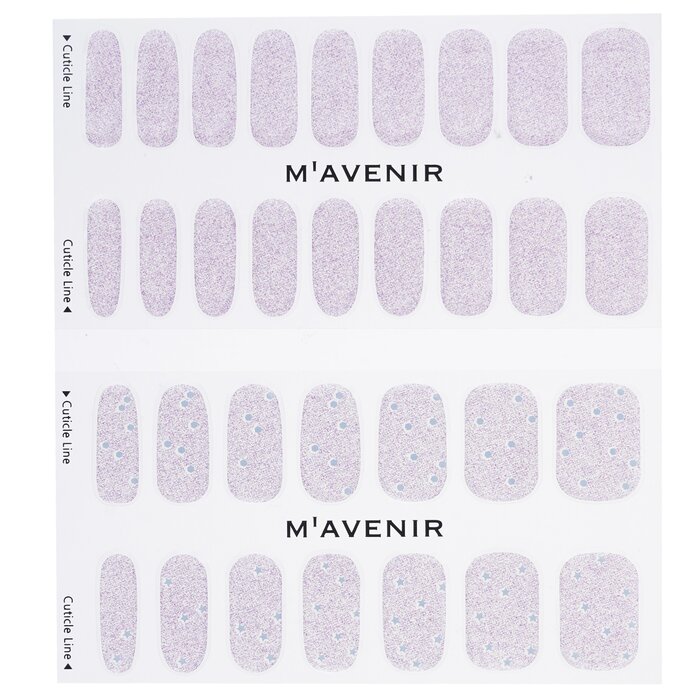 Nail Sticker (purple) - # Fiesta Violet Nail - 32pcs