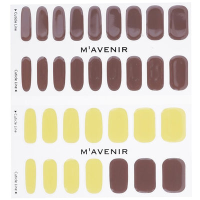 Nail Sticker (assorted Colour) - # Wholegrain Mustard Matt Nail - 32pcs