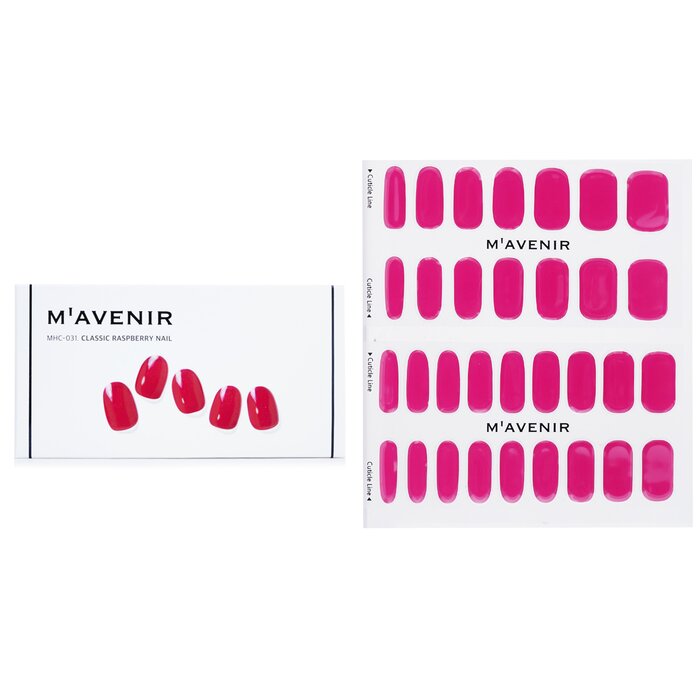 Nail Sticker (pink) - # Classic Raspberry Nail - 32pcs