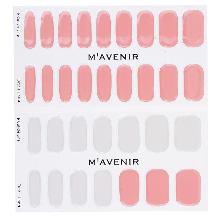 Nail Sticker (pink) - # Babypink Nail - 32pcs