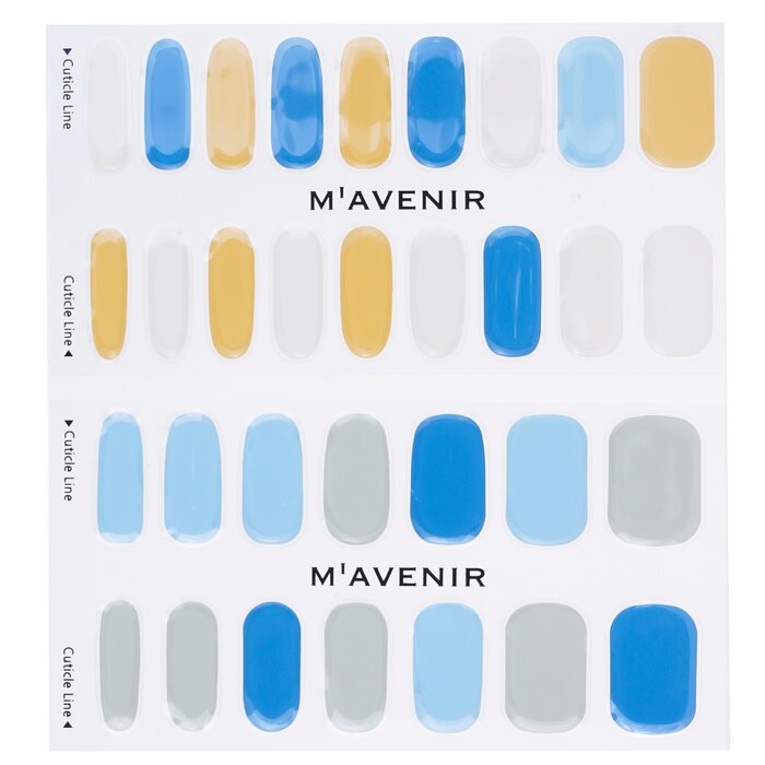 Nail Sticker (assorted Colour) - # Pastel Beach Nail - 32pcs