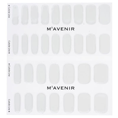 Nail Sticker (white) - # Modernie Nail - 32pcs