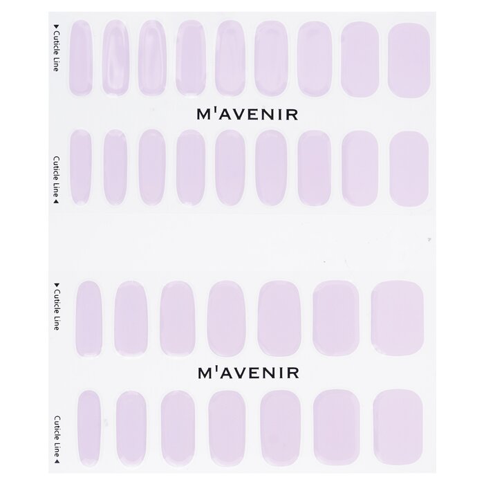 Nail Sticker (purple) - # Mystic Purple Nail - 32pcs