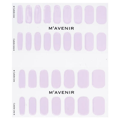 Nail Sticker (purple) - # Mystic Purple Nail - 32pcs