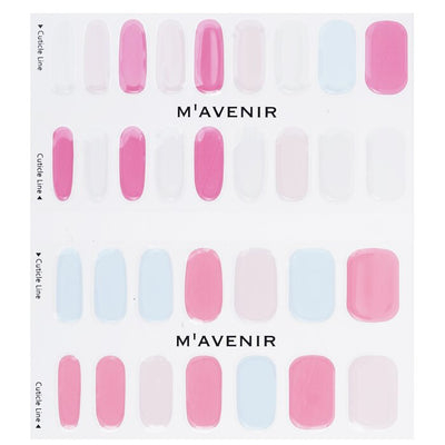 Nail Sticker (assorted Colour) - # Flower Road Nail - 32pcs
