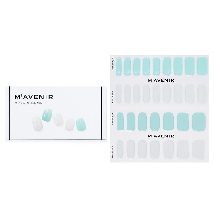 Nail Sticker (assorted Colour) - # Mintnic Nail - 32pcs