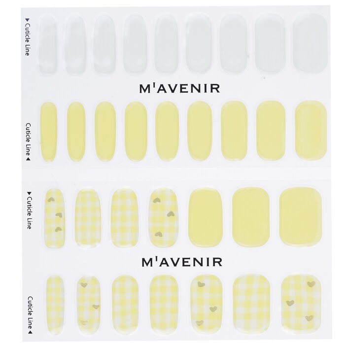 Nail Sticker (yellow) - # Day Dream Nail - 32pcs