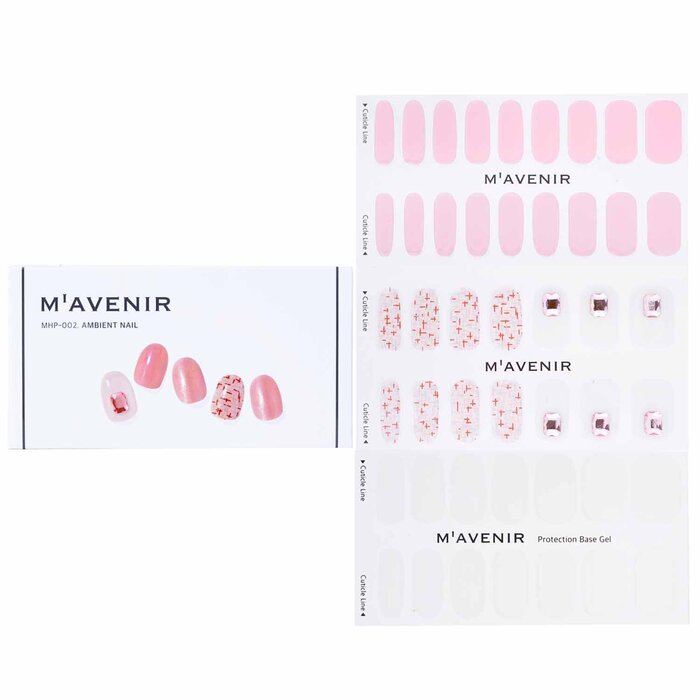 Nail Sticker (pink) - # Ambient Nail - 32pcs