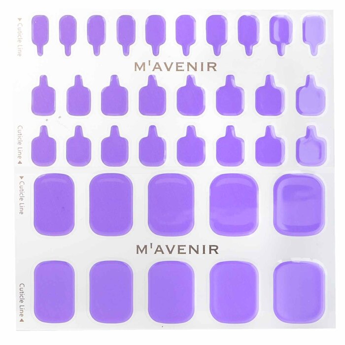 Nail Sticker (purple) - # Dawn Pedi - 36pcs