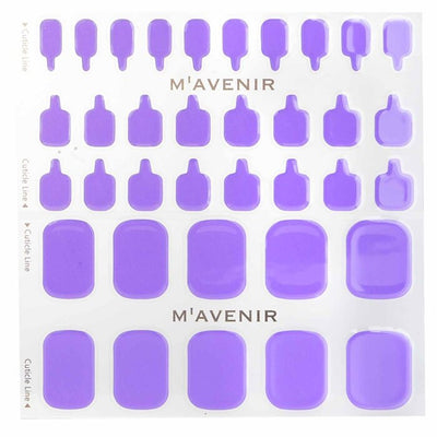 Nail Sticker (purple) - # Dawn Pedi - 36pcs
