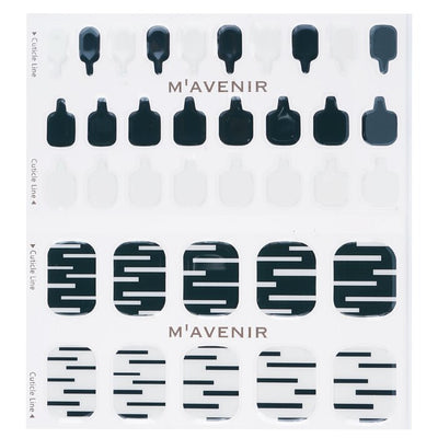 Nail Sticker (patterned) - # Modern Line Pedi - 36pcs