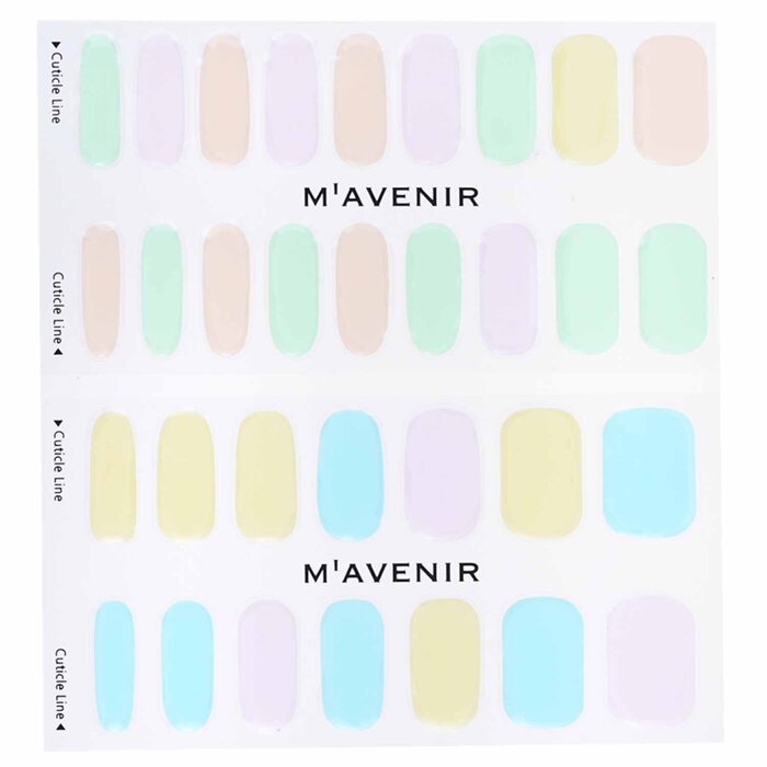 Nail Sticker (assorted Colour) - # Sugar Sugar Nail - 32pcs