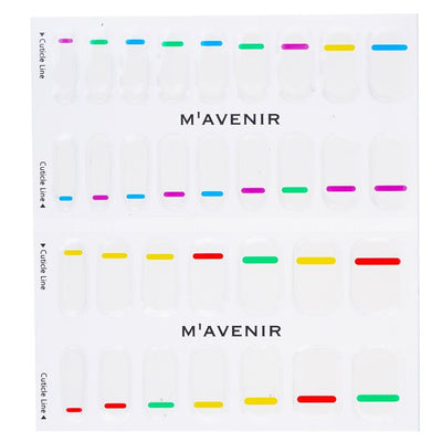 Nail Sticker (patterned) - # Xylophone Nail - 32pcs
