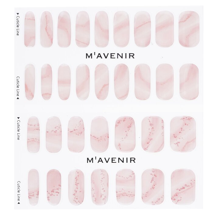 Nail Sticker (pink) - # Pink Planet Nail - 32pcs