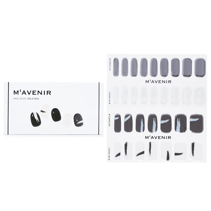 Nail Sticker (assorted Colour) - # Wild Nail - 32pcs