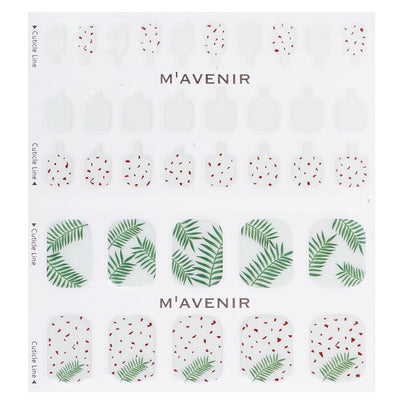 Nail Sticker (patterned) - # Greenery Pedi - 36pcs