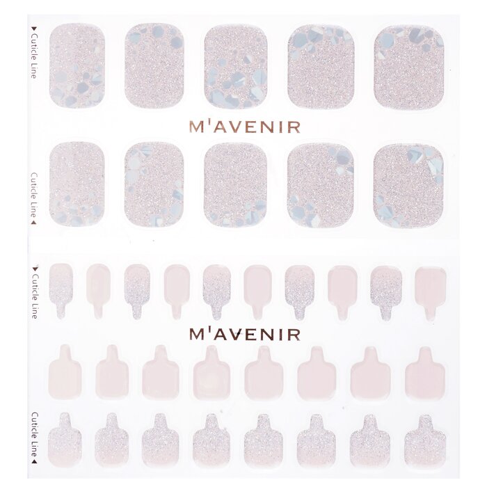 Nail Sticker (assorted Colour) - # Soft Shell Pedi - 36pcs