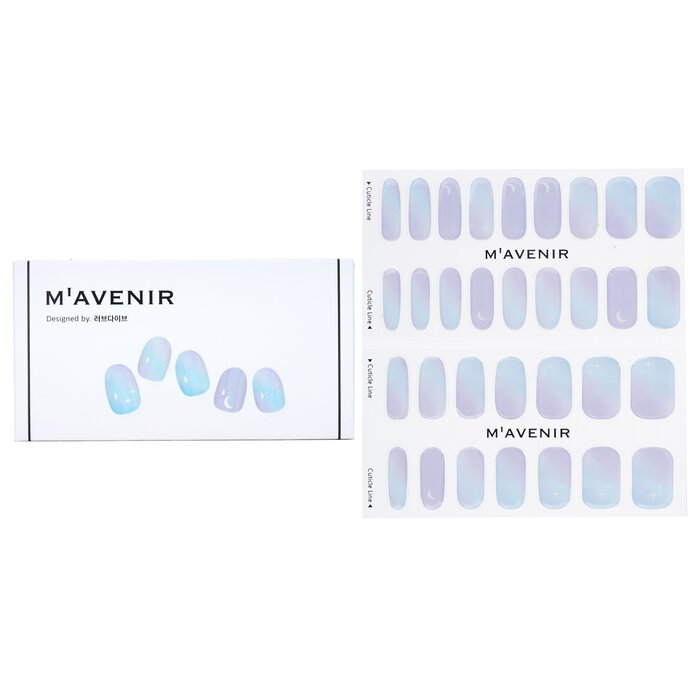 Nail Sticker (blue) - # The Sky At Dawn Nail - 32pcs