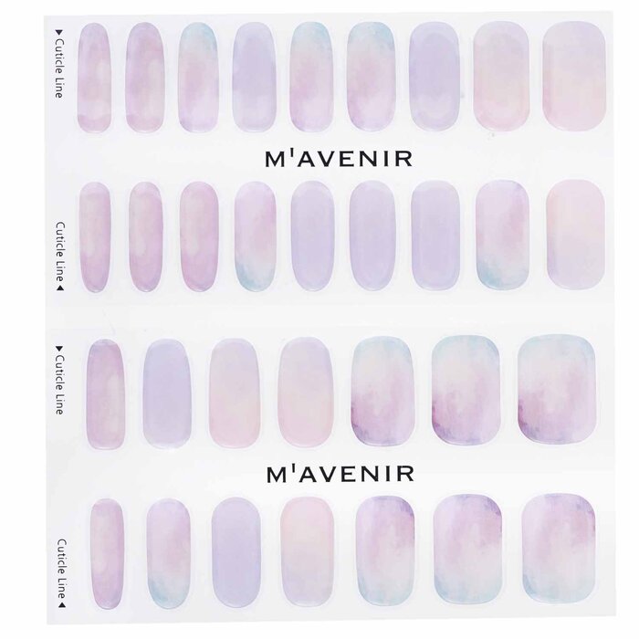 Nail Sticker (purple) - # Fantasy Nail - 32pcs