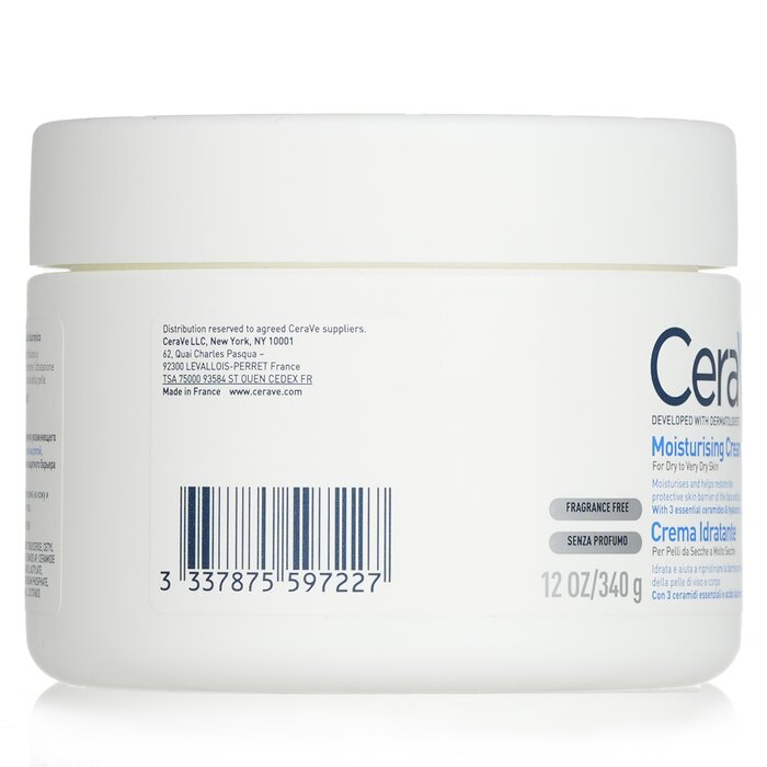 Moisturising Cream For Dry To Very Dry Skin - 340g/12oz