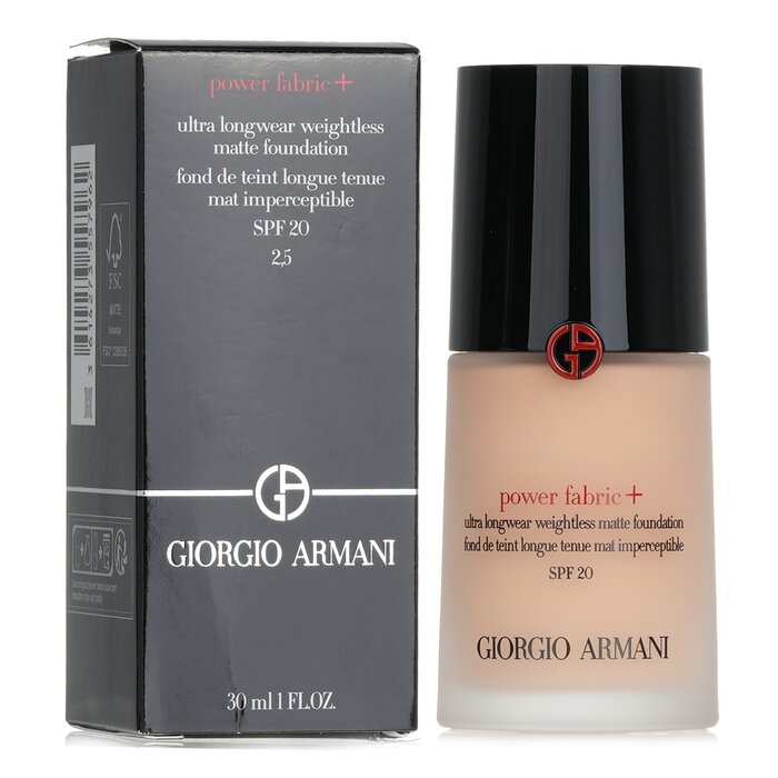 Power Fabric+ Ultra Longwear Weightless Matte Foundation Spf 20 - # 2.5 - 30ml/1oz