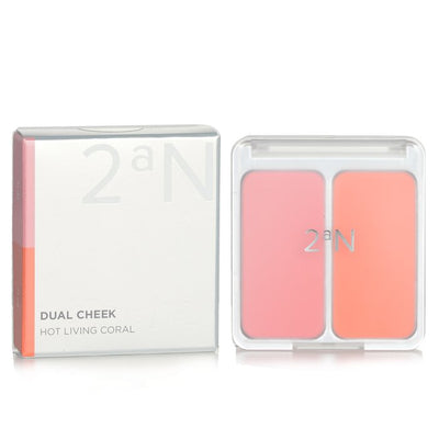 Dual Cheek - # 4 Hot Living Coral - /