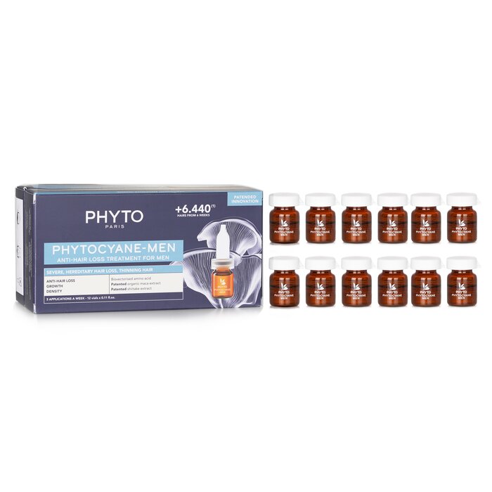 Phytocyane Anti-hair Loss Treatment (for Men) - 12x3.5ml/0.11oz