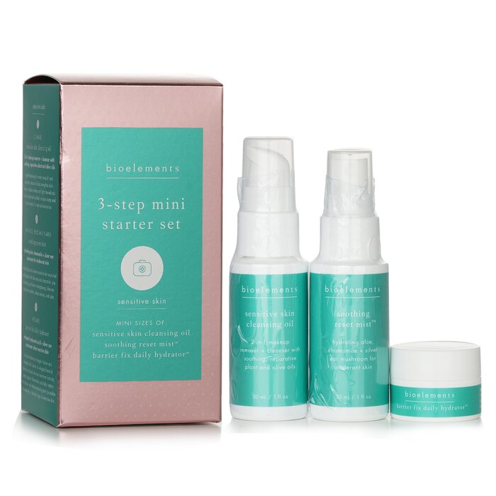 3-step Mini Starter Set : Sensitive Skin Cleansing Oil 30ml + Soothing Reset Mist 30ml + Barrier Fix Daily Hydrator 7.5ml - 3pcs