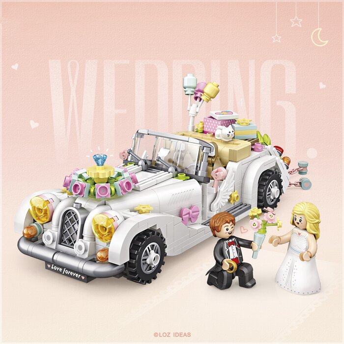 Loz Creator - Wedding Car - 15 x 20 x 8cm