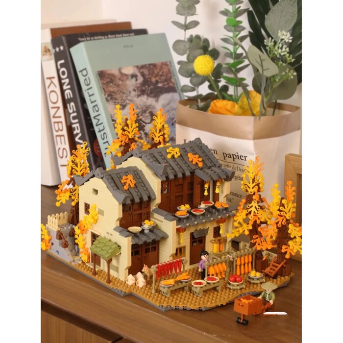 Loz Ancient Building - Sun Autumn - 40 x 28 x 9.5cm