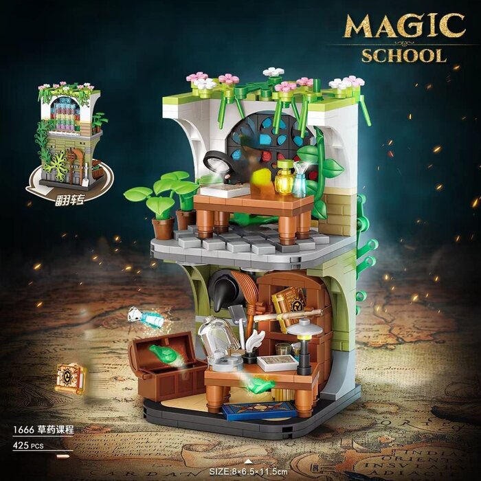 Loz Magic Academy Street Series - Magic Platform - 16.5x12.5x8cm