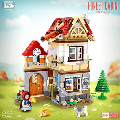 Loz Mini Blocks - Forest Cabin - 24 x 20.5 x 5cm