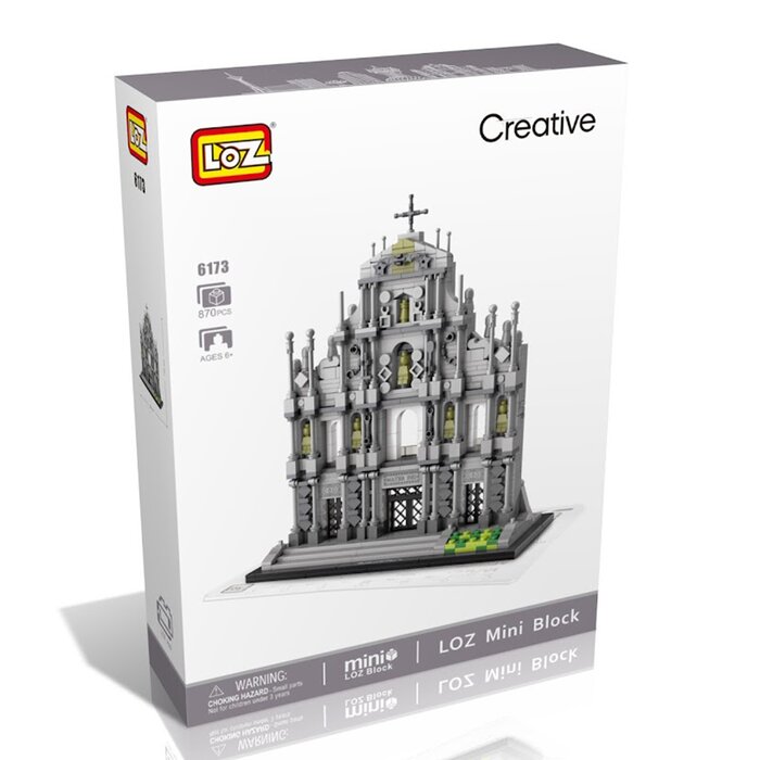 Loz Creator -  Macau Ruins Of St. Paul's - 40x 28 x 6cm