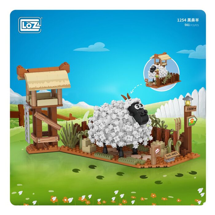 Loz Mini Blocks Farm Series - Little Sheep - 20 x 15 x 8cm