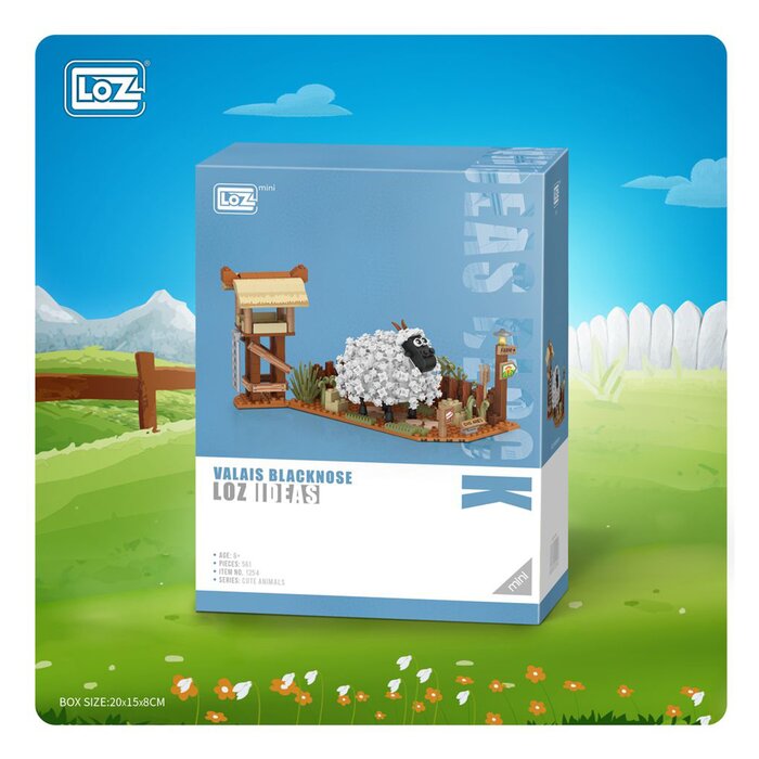 Loz Mini Blocks Farm Series - Little Sheep - 20 x 15 x 8cm